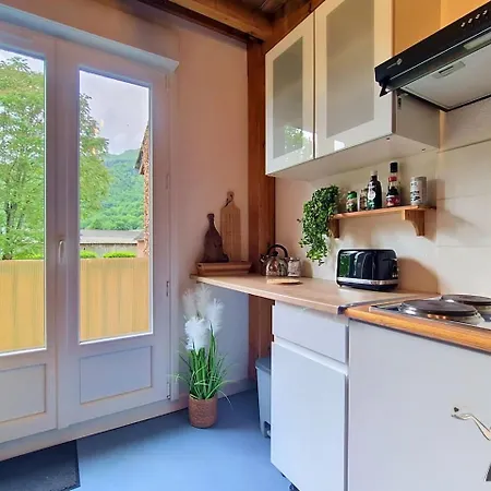 Cocon Ossalois Avec Piscine アパート *